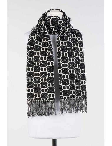 Twinset - stola bic. off white/nero 252li4bjj 02722