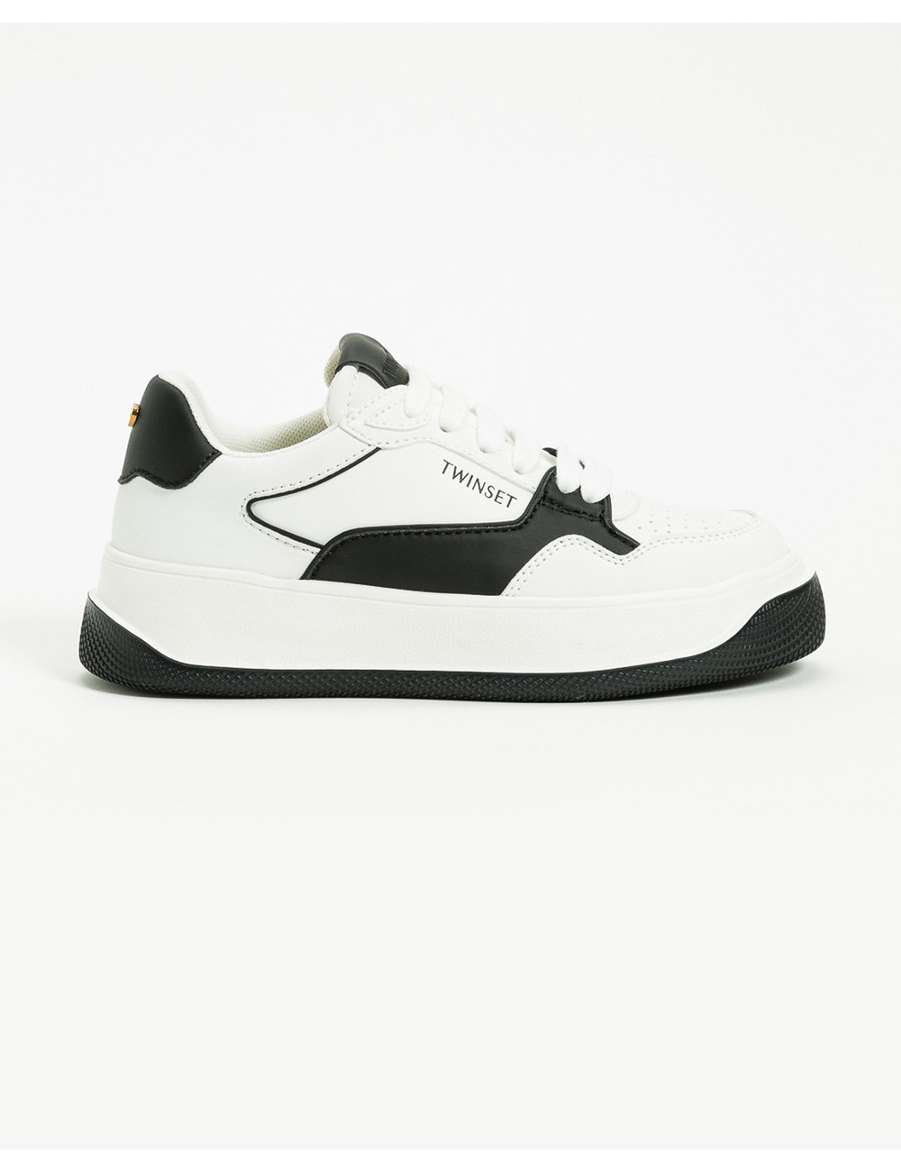 Twinset - sneaker bic. off white nero 252lip012 10988