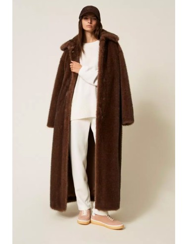 Twinset - pantaloni a sigaretta in tessuto scuba 252ll2gee 00526 off white