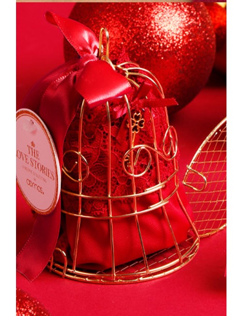 Admas - slip con pizzo 41714e rosso