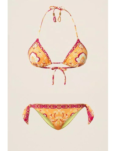 Twinset - bikini triangolo e slip tanga fiocchi