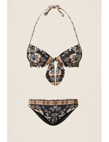 Twinset - bikini push up e slip st. foulard