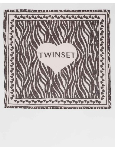 Twinset - kefia zebra print lurex 252li4bdd 12668
