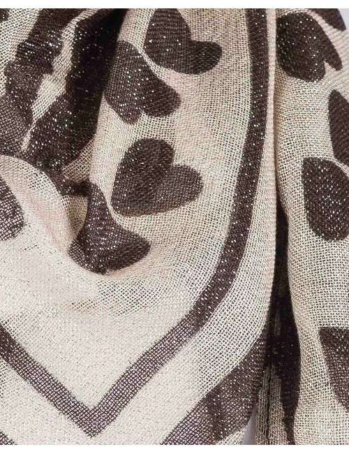 Twinset - kefia zebra print lurex 252li4bdd 12668