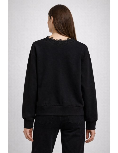 Ermanno scervino - maglia lana e cotone d474m301xbk 10104