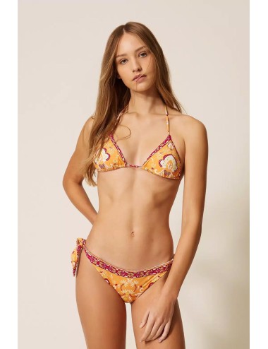 Twinset - bikini triangolo e slip tanga fiocchi