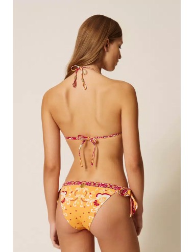 Twinset - bikini triangolo e slip tanga fiocchi