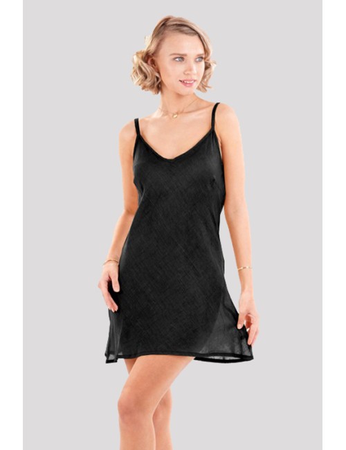 Iconique - sottoveste ic23-vest nero