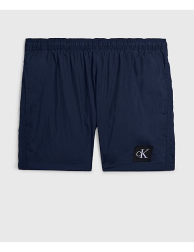 Pantaloncini da bagno con cordoncino medio - ck nylon km0km00819-dca navy iris