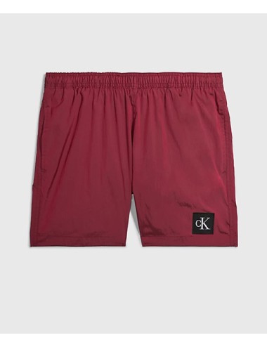Pantaloncini da bagno con cordoncino medio - ck nylon km0km00819-gnk sienna brown