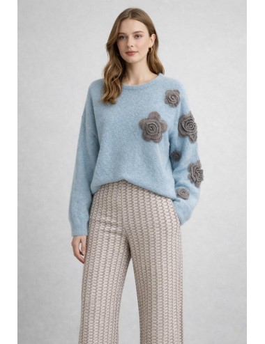 Pho firenze - maglia alpaca 4324016 angel ash