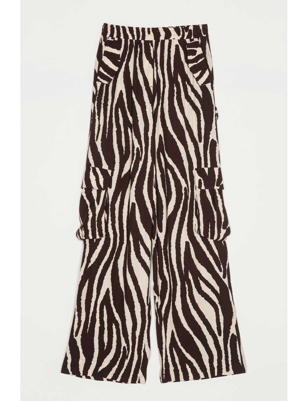 Twinset - pantalone zebra print 252li2scc 12668