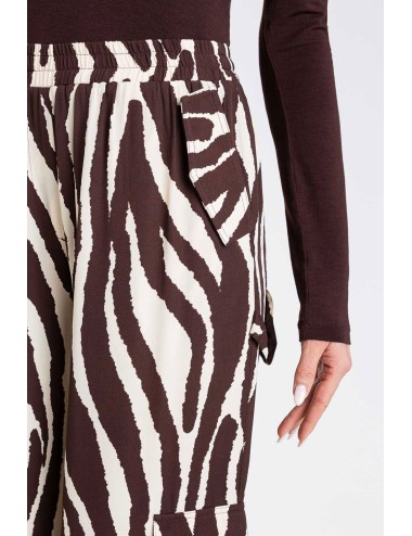 Twinset - pantalone zebra print 252li2scc 12668