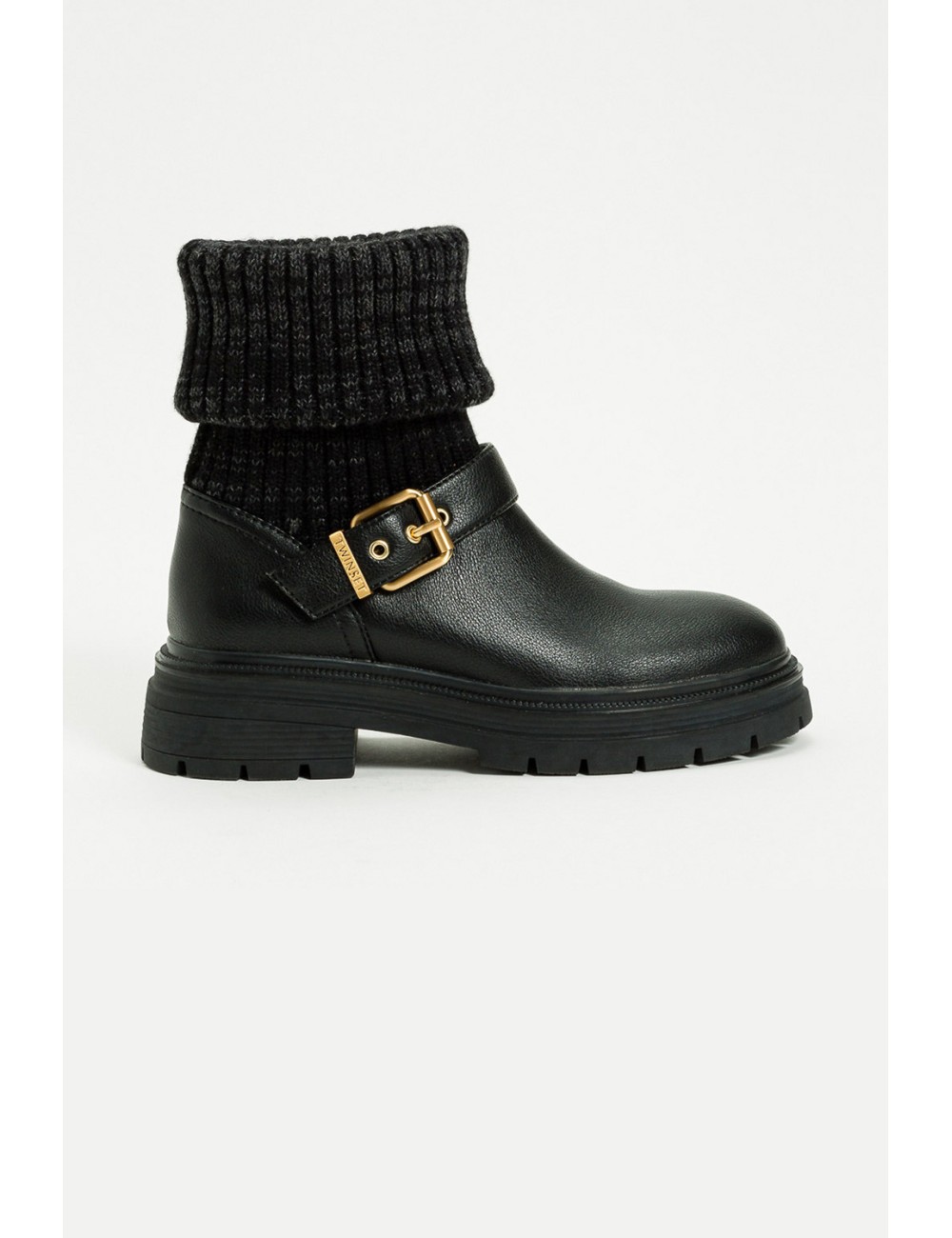 Twinset - tronchetto nero 252lip010 00006