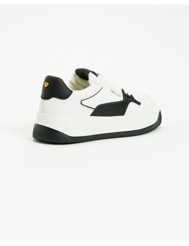 Twinset - sneaker bic. off white nero 252lip012 10988