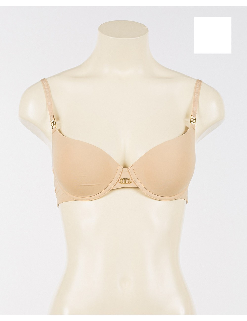 Twinset - reggiseno push-up off white 252ll6a46 00526