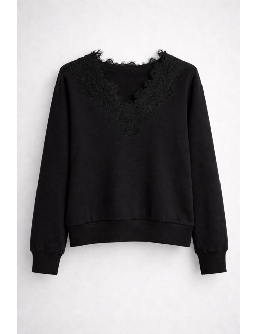 Ermanno scervino - maglia lana e cotone d474m301xbk 10104