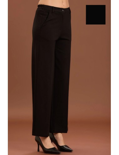 Take two - pantalone palazzo punto milano dt01199 nero