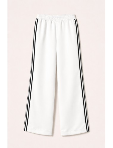 Twinset - pantaloni ampi in tessuto scuba 252ll2gdd 00526 off white