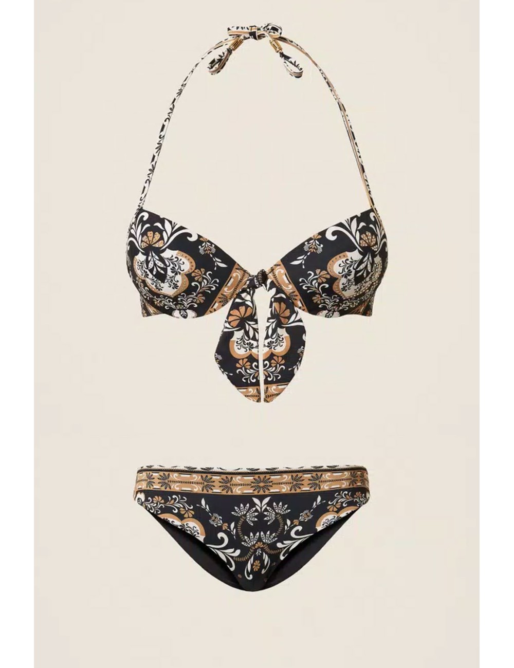 Twinset - bikini push up e slip st. foulard