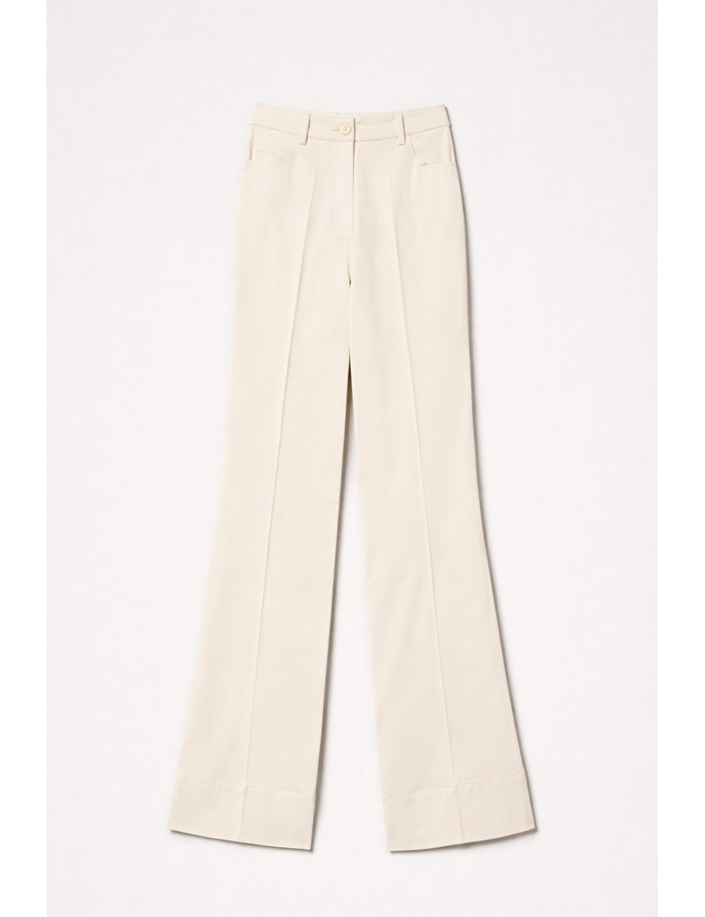 Twinset - pantaloni wide leg in bull