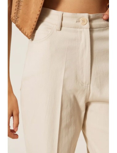 Twinset - pantaloni wide leg in bull