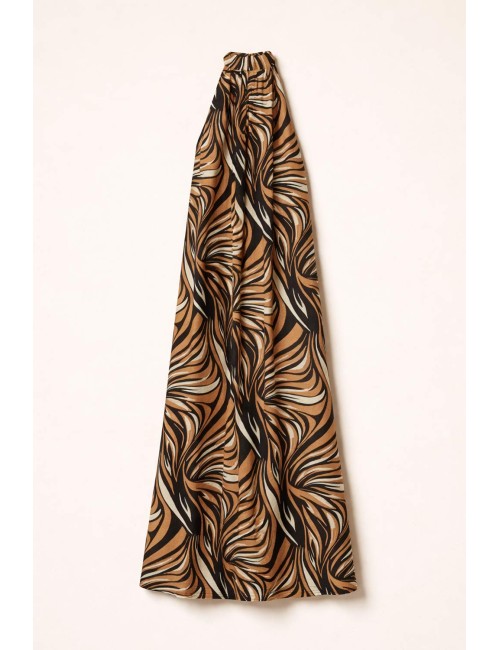 Twinset - abito lungo smanicato