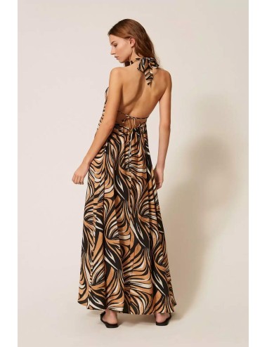 Twinset - abito lungo smanicato