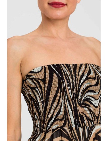 Twinset - abito gonna st. zebra