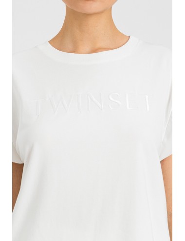 Twinset - t-shirt ricamata 261ll2mll 00526