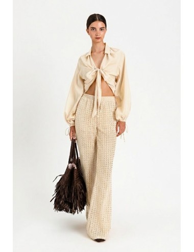 Twinset - pantalone bell bottom 261lm2bbb 00526