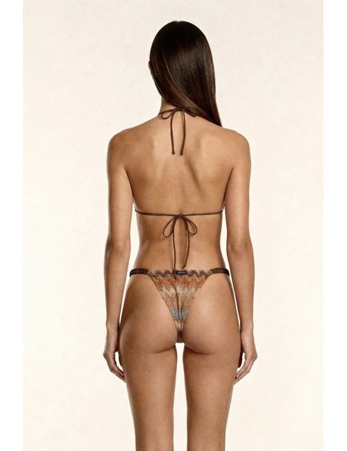 Mefui - bikini triangolo con slip fisso multicolor