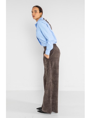 Lokita - camicia slim tessuto oxford 1263 lok15 azzurro