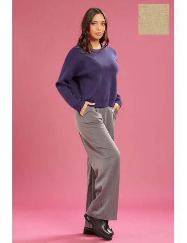 Fresh flower - girocollo c.inglese lurex ff673 naturale