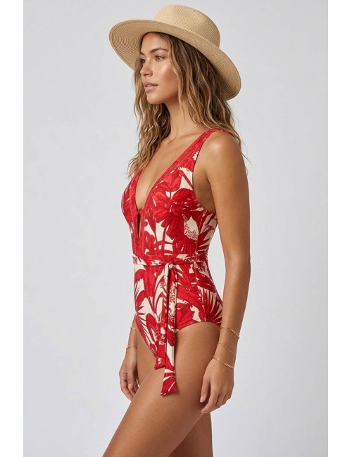 Maryan mehlhorn - costume intero cream rouge