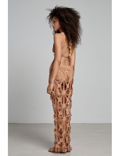 Christianzen - gonna lunga zendaya desert brown