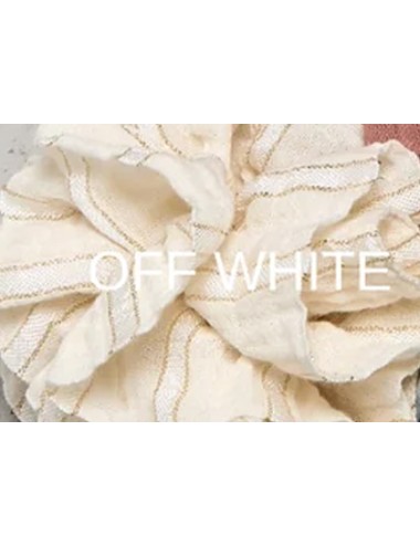 Christianzen - flower lurex decorative off white