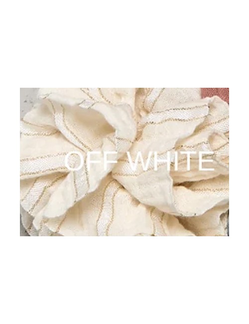 Christianzen - flower lurex decorative off white