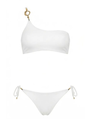 Miss bikini - bikini fascia monospalla accessorio oro v6136t-v6137b rodi unito robi