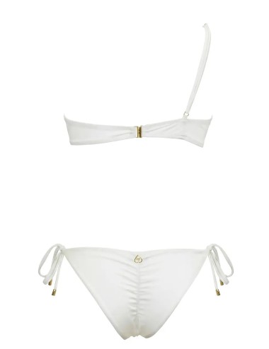 Miss bikini - bikini fascia monospalla accessorio oro v6136t-v6137b rodi unito robi