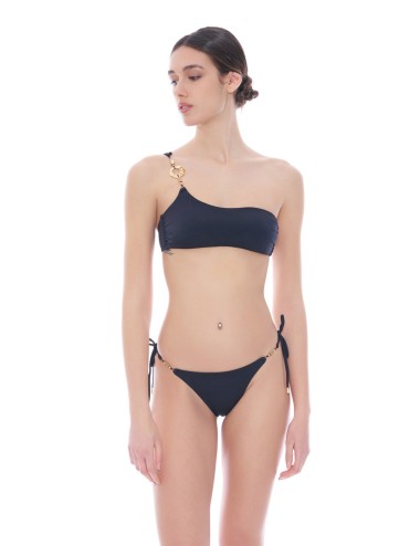 Miss bikini - bikini fascia monospalla accessorio oro v6136t-v6137b rodi unito ropr