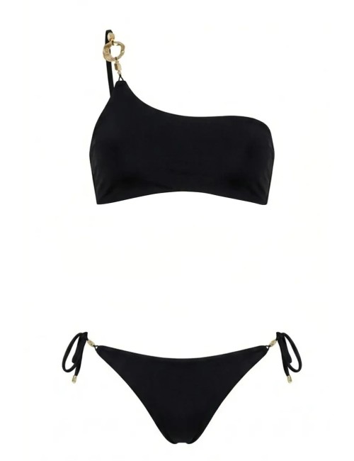 Miss bikini - bikini fascia monospalla accessorio oro v6136t-v6137b rodi unito ropr