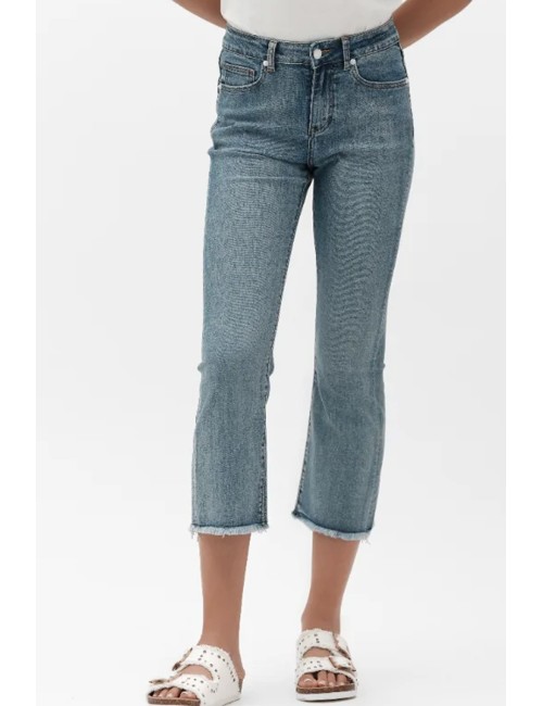 Pinocchietto jeans marzia – bootcut sfrangiato ww30205