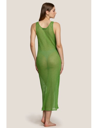 4giveness - abito canotta trasparent soft verde 125wcual5216 080