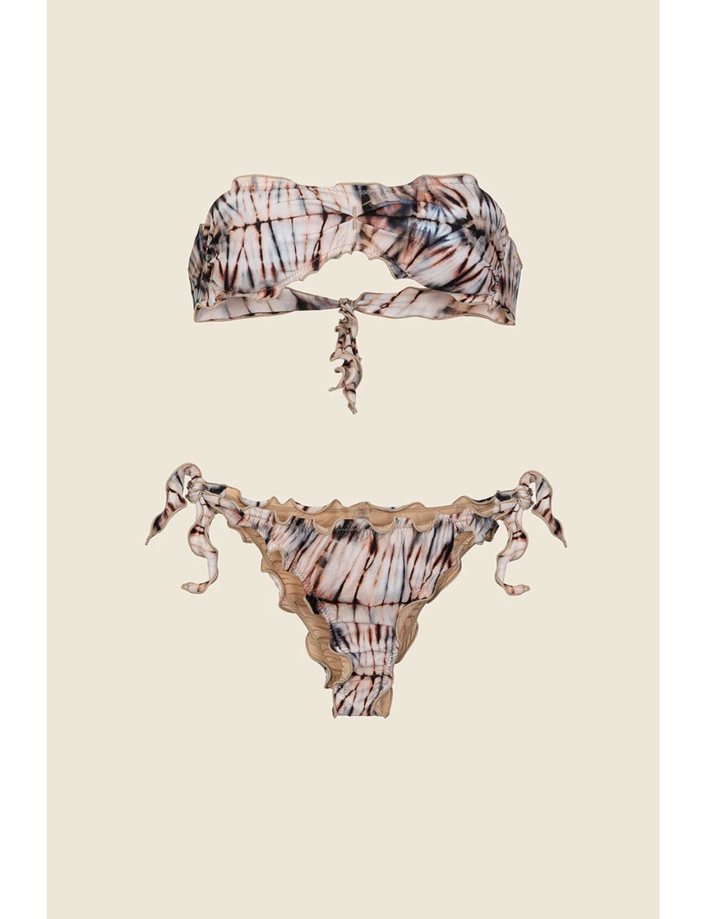 Mefui - bikini fascia con slip regolabile fantasia mf25-1501x15