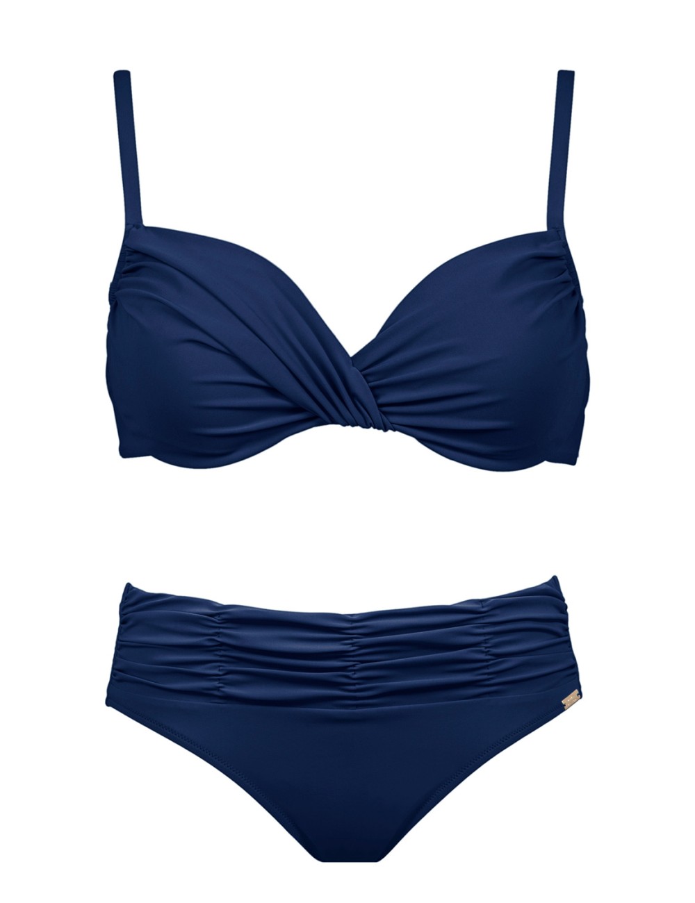 Maryan mehlhorn - bikini con top tinta unita e slip fisso alto 5520+368 504 040