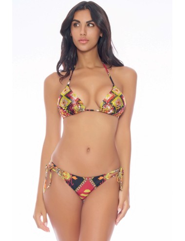 Miss bikini - bikini triangolo full strass rombo slip brasile new v5018s fy0466j rone