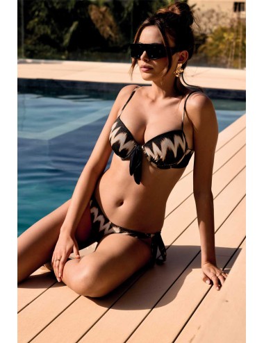 Vacanze italiane - bikini push-up nespola vi25-162 multicolor