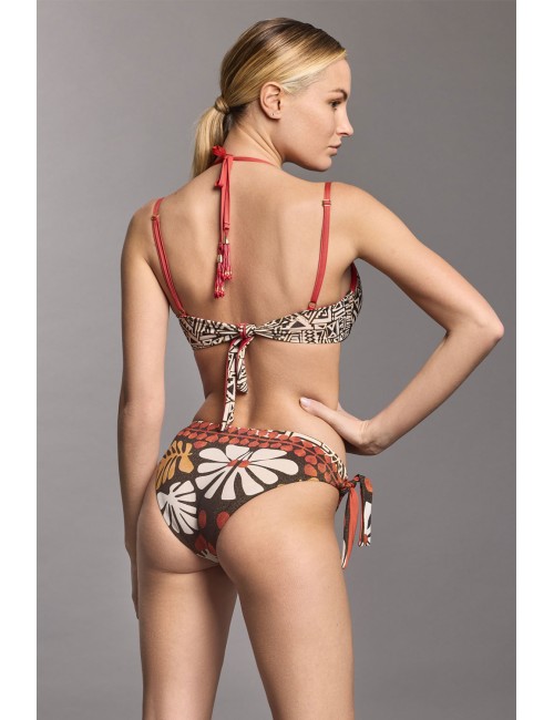 Vacanze italiane - bikini push-up nespola vi25-115 multicolor