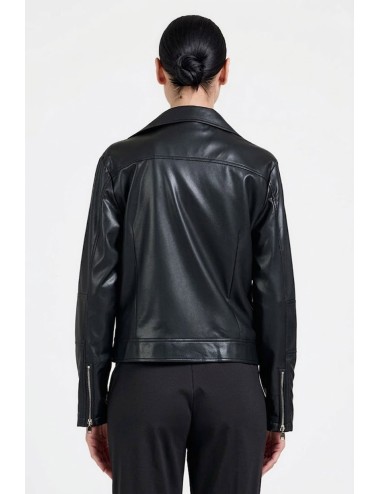 Take two - giacca in pelle dk03401 nero